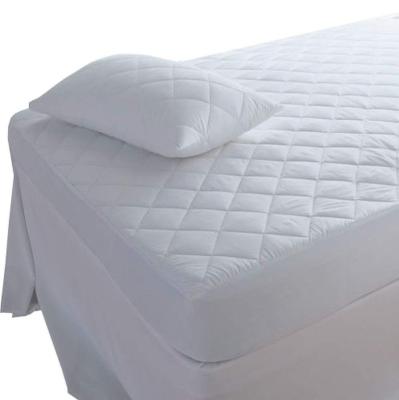 China Queen Size Mattress Protector / 100% Waterproof Cotton Quilted Bedspread Fitted Cover 60