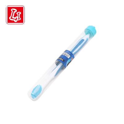 China Disposable Adult Toothbrush Travel Wearing Soft Bristle Toothbrush Plastic Material for sale