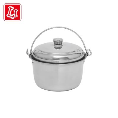 China Sustainable stainless steel soup pot the pot used in the kitchen of household restaurant has high practicability for sale