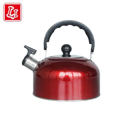 China Viable Color Household Stainless Steel Commercial Kettle Whistling Kettle for sale