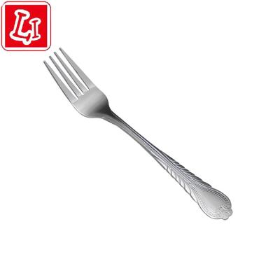 China Reusable Bulk Kitchen Tableware Fork Stainless Steel Restaurant Use Tableware Mirror Polishing for sale