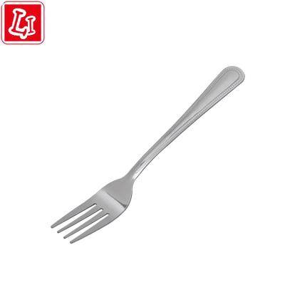 China Sustainable Hotel Restaurant Fork Cutlery Stainless Steel Western Food Fruit Fork for sale