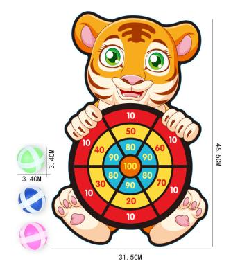 China Lovely Sticky Sports Toy Gift Kids Cartoon Dart Board Party Fun Toy Children Throwing Sports Toy Target Ball Sucker Dart Board for sale