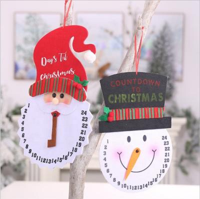 China Creative Decoration Cartoon Snowman Alarm Clock Wall Pendulum Home Decoration Supplies Christmas Indoor Decoration Is He Gonna Be Christ for sale