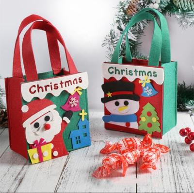 China Reusable Decoration Bag Craft Boxes Presents Candy Cookies Christmas Theme Gift Wrapping Christmas Decoration Paper Croods Christmas for sale