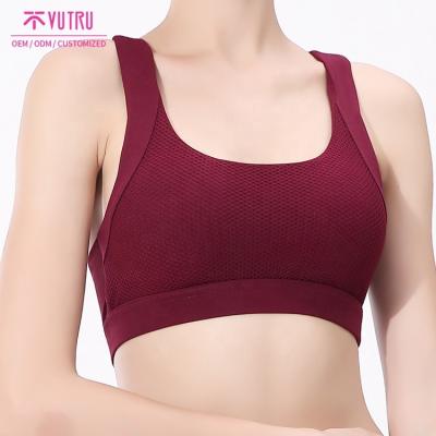 China Breathable Yoga Mesh Sport Bra, Sexy Sports Breathable Common Wear Women's Bra for Woman Fitness for sale