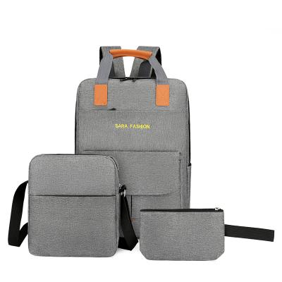 China Wholesale Fashion Anti-theft Waterproof Nylon 3 Pcs Set 2022 Bag Man Back Laptop Bags Backpack For Kids Girls Boys for sale