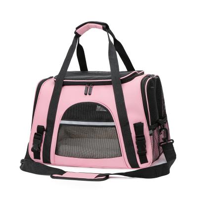 China 2022 Breathable New Color Dog Cat Carry Pet Bag Foldable Portable Soft Pet Logo Shoulder Bag for sale