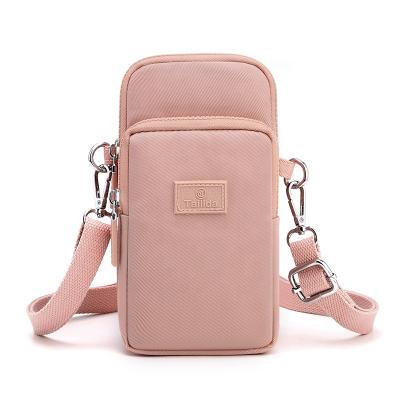 China 2021 Fashion ODM Fashion Macaron Color Mobile Phone Bags Shoulder Cross - Body Bags Invent Large Capacity Mini Women Hand for sale