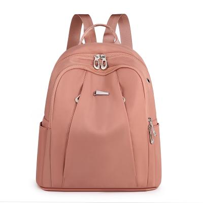 China Korean version of cloth backpack 2021 waterproof nylon female children's casual travel backpack new school bag fashion nylon all-match for sale