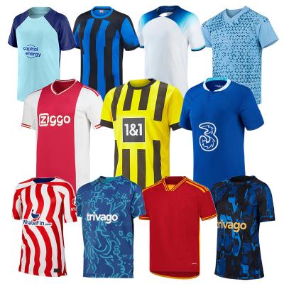 China Sets Wholesale Customized Use High Quality 23-24 Football Soccer Jersey Sublimation Football Uniform Quick Dry For Boys Soccer Jersey for sale