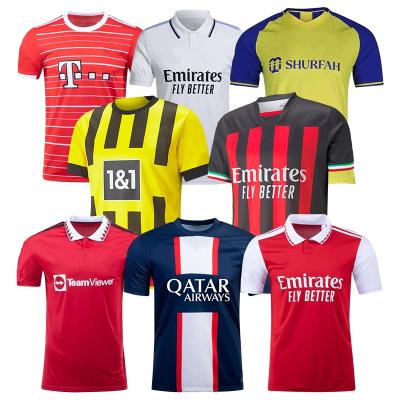 China 22 Sets 23 Fc Soccer Jersey Football Shirts Men Jersey Quick Dry Fc Soccer Player And Fans Uniforms for sale