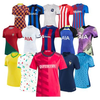 China Wholesale Vintage Retro Team T-shirt Brazil Soccer Uniforms Female Uniformes De Futbol Football Tank Top for sale