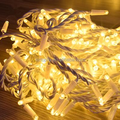 China Fairy Rubber Christmas Tree Usage LED Patio String Light IP65 Outdoor Waterproof LED String Light for sale