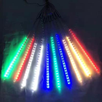 China Hang on Tree LED Rain Shower Tube Light Waterproof 80cm High Quality Waterproof Meteor Shower Drop Light for Tree Outdoor Decoration for sale