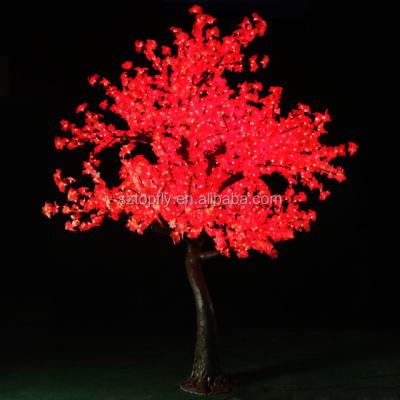 China LED Tree Holiday Supplier Light Up Artificial High Simulation Maple Tree Landscape LED Outdoor Maple Tree for sale