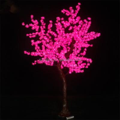 China Hot Sale Waterproof LED Tree Park Decoration LED Lighted Cherry Blossom Tree Illuminated Artificial Cherry Tree For Weddings for sale