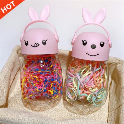 China Stylish Charming Potty Kids Disposable Bunny Elastic Band Girls Child Constantly Forced Ring Accessories Cheap Hair Elastic Hair Bands for sale