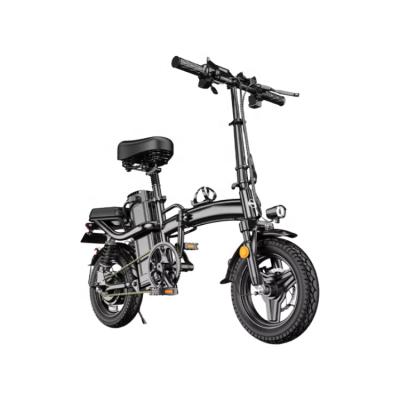 China Hot-selling folding electric bicycle 48v 400w folding products 14inch aluminum alloy foldable e-bike for sale