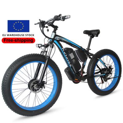 China Powerful Aluminum Alloy EU Current Front And Rear Dual Motor Two Wheel Drive 48v 23ah 2000w Electric Mountain Bikes for sale