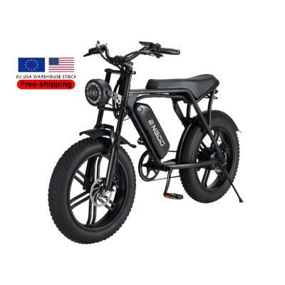 China STEEL ALLOY USA warehouse 48V 15Ah motor 48V 15Ah motor beach cruiser 750W electric dirt bike free shipping retro bikes for men for sale