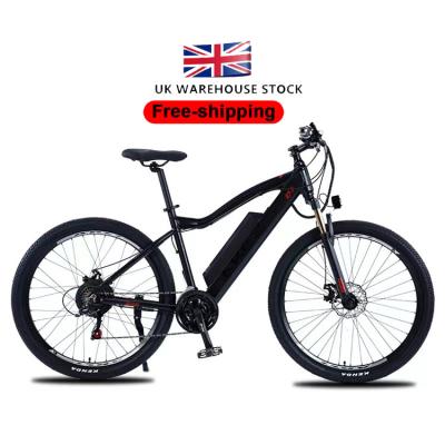 China Free Shipping Aluminum Alloy UK Warehouse Stock Electric Bicycle 27.5 Inch 48V 10Ah 500W Electric Bike for sale