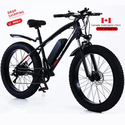 China Free Shipping 2022 Aluminum Alloy Canada Electric Fat Bike 48v 500w Electric Bikes For Adults for sale