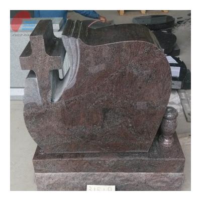 China Modern Paradiso Granite Cross Headstone and Monument with Scotias for sale