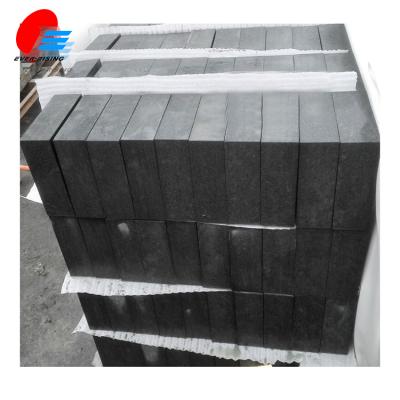 China Granite Stone Slate Patio Pavers , Starry Black Slate Paver Stone for sale