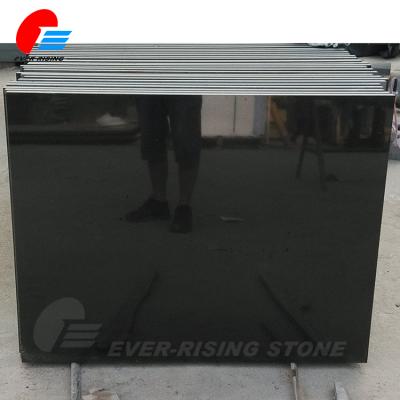 China Modern Customized Absolute Black Granite Slab for sale