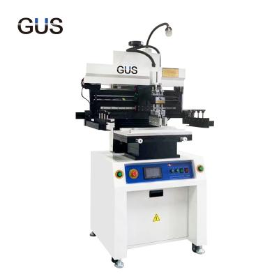 China PCB printing GUS Hot selling smt stencil printer High Quality Solder paste silk screen printer pcb printing machine for sale