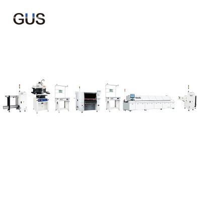 China GUS Hot Selling Board Assembly / LED Light Production Line Full Automatic SMT Production Line For LED TV SMT Equipment CE Certification for sale