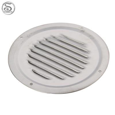 China Boat Hardware Fitting Marine Hardware Stainless Steel 304 RoundAir Canopy Duct Ventilation Grill Cover for sale