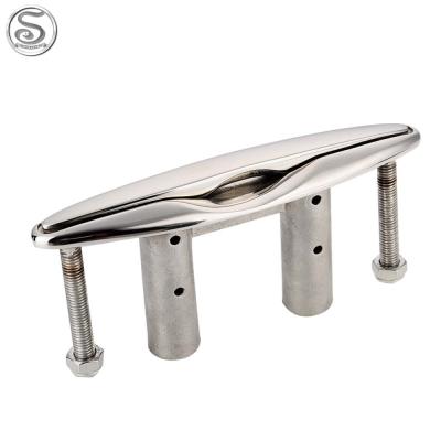 China 316 Polish Stainless Steel Boat Accessories Marine Hardware Cleat Stainless Steel Recessed Buck Mirror for sale