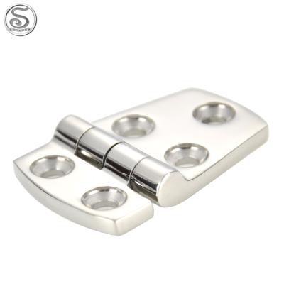 China 316 Stainless Steel Boat Parts Fishing Yacht Marine Fittings Stainless Steel 316 Hinge Mirror Silver Polish for sale