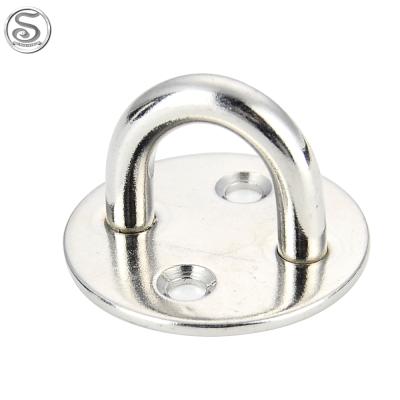 China Fit Round Boat Hardware Deck Fittings Hardware Boat Deck Fittings Stainless Steel Eye Protection Plate for sale