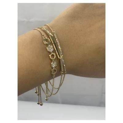 China Factory Supply Attractive Gold Plated Price Sets Korean Drama Ghosts Bracelet For Women 2022 for sale