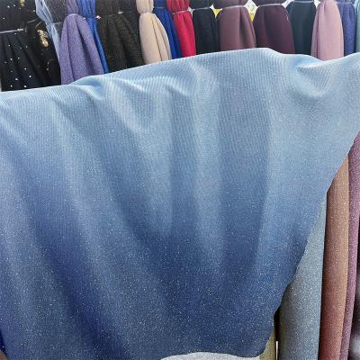 China Glitter Fabric Gradient Tear-Resistant Flash Knit Fabric Can Be Used For Evening Dress Wedding Fabric for sale