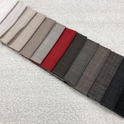 China Excellent quality water resistant eco recycled plaids sofa linen upholstery fabric for furniture for sale