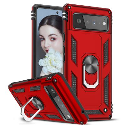 China Leyi Mount Designer Shockproof Armor For Google Pixel 3xl 6 Pro Phone Cover Case With Rings Protection Phone Case For Google Pixel 6 Pro for sale