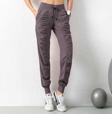 China 2022 spring and summer new arrival Anti-wrinkle pants loose casual sports pants solid color for women and girls for sale