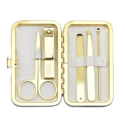 China Professional 5 Stainless Steel Nail Kit Manicure Set Set, Pedicure Kit with Luxury Travel Case for sale