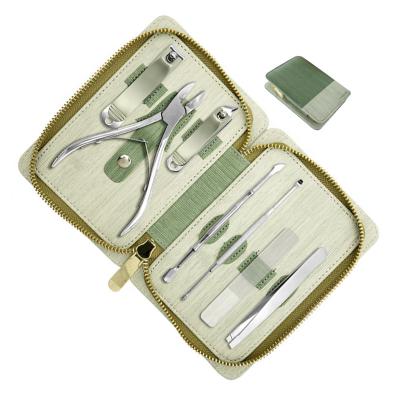 China Manicure Set 7 in 1 Cuticle Nipper Pusher Manicure Set, Professional Beauty Nail Pedicure Nail Clippers Tools for sale