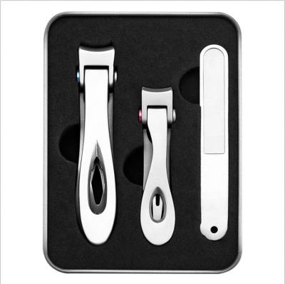 China Wide Toenail Manicure Set 3 PCS 15mm Jaw Opening Clippers for Thick Nails, Stainless Steel Toenail Cutter for Men, Elders and Adults for sale