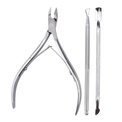 China Cuticle Trimmer 3 PCS Cuticle Trimmer with Cuticle Supplier, Professional Supplier and Stainless Steel Cuticle Cutter Clippers for sale