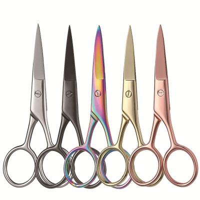 China Professional Right Handed Scissors Grooming Scissors for Personal Care Facial Hair Removal and Ear Nose Eyebrow Trimming for sale