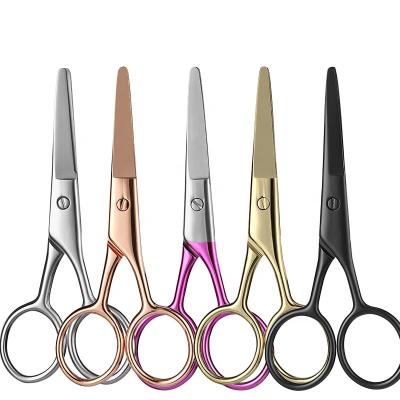 China Round Tip Design Scissors Right Handed Stainless Steel Small Scissors, Nose Hair Scissors, Eyebrow Scissors for sale