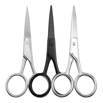 China Small Straight Hair Scissors Scissor Scissors, Stainless Steel Straight Tip Scissors for Eyebrows, Nose, Mustache, Beard for sale