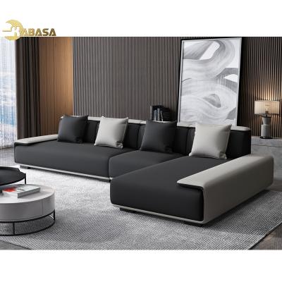 China Dark gray simple Nordic couch L shape modular modern sofa fabric sofa style leisure sofa for sale