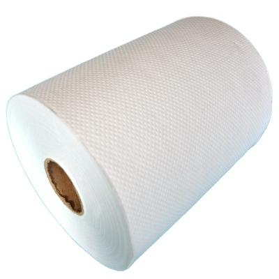 China Recycled Pulp OEM Industry Printed Embossed Roll Paper Towel for sale